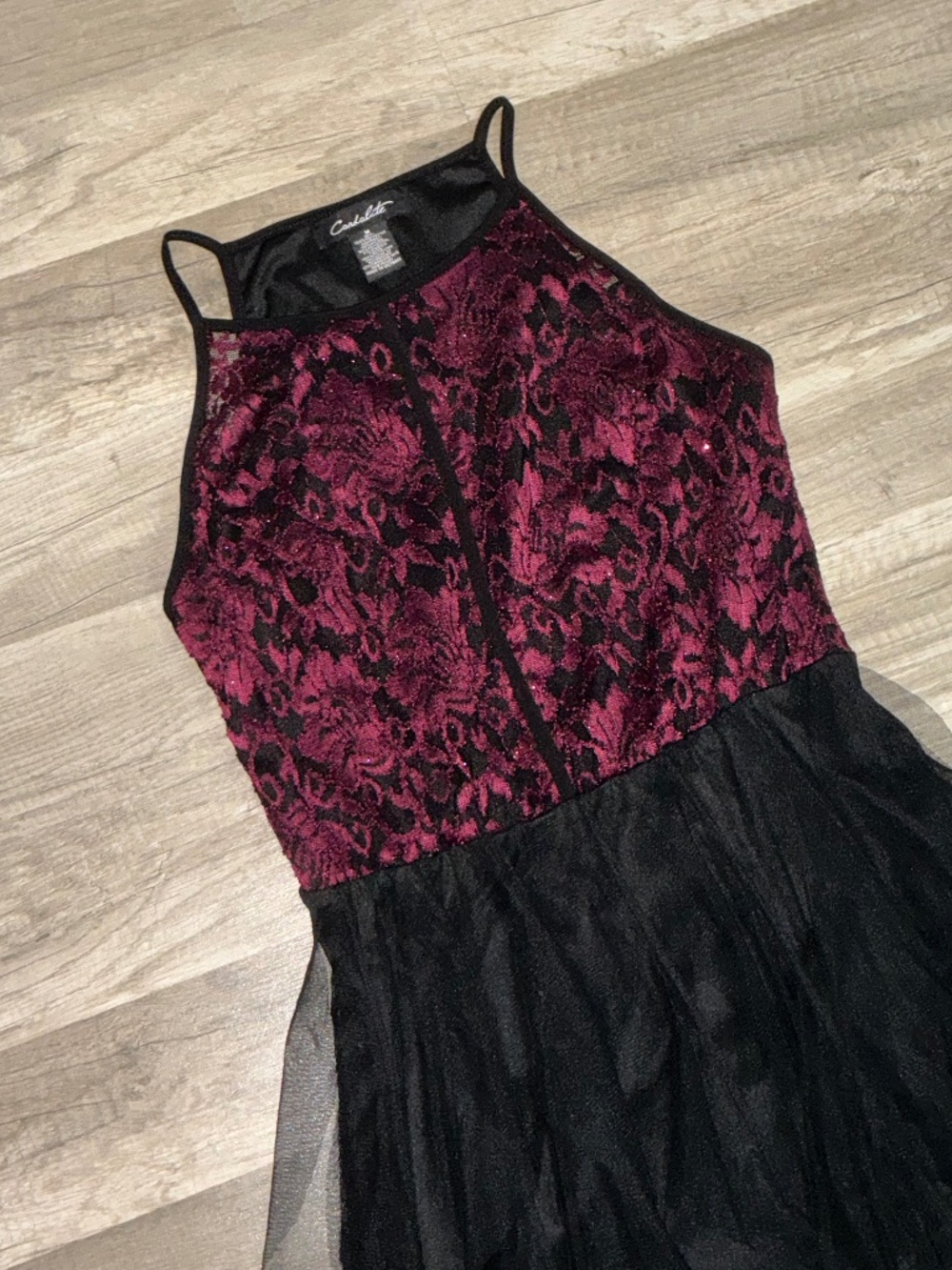 Sparkly halter dress